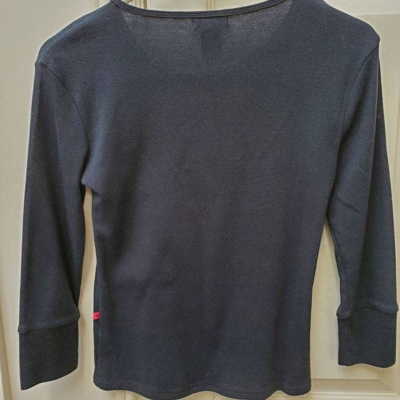 Black long sleeve top - Picture 2 of 3